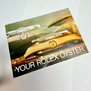 ROLEX Oyster Booklet 1985 English